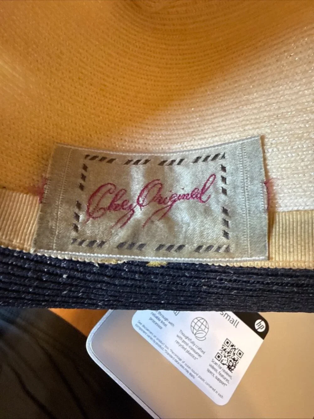 Vintage Sun N Sand Soft Sun Hat w/ Beaded Band